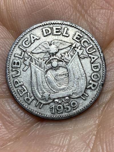 2026年第九场(总第一百七十八场）外国好品散币场(免佣金) - 厄瓜多尔🇪🇨1959年20分(1959–1982年第一版，首发年)