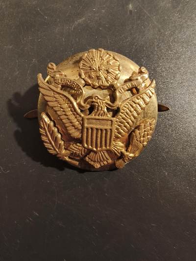 老王徽章第177期 - 美国陆军大檐帽帽徽