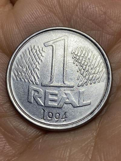 2026年第九场(总第一百七十八场）外国好品散币场(免佣金) - 巴西🇧🇷1994单年份1瑞尔(1994–1997套币最大面值)