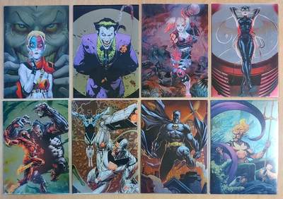 满200包邮！！龙虎卡牌-七二场（满200元包邮，无佣金，每周六结拍，欢迎送拍） - 银闪8张 美漫系列卡牌 DC阵营超级英雄