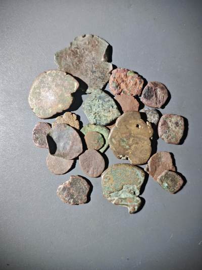 108期新疆红钱粟特钱币丝路钱币专场 - A7丝路铜币一组20个