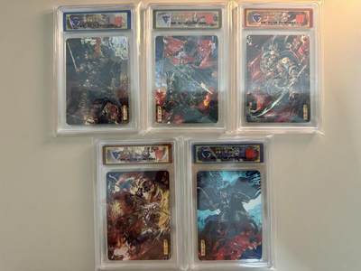 寸草不生拍卖第十八期  - 【亲签】百里卡牌 神魔三国  苍之飞鸿 亲签 079/108 一组