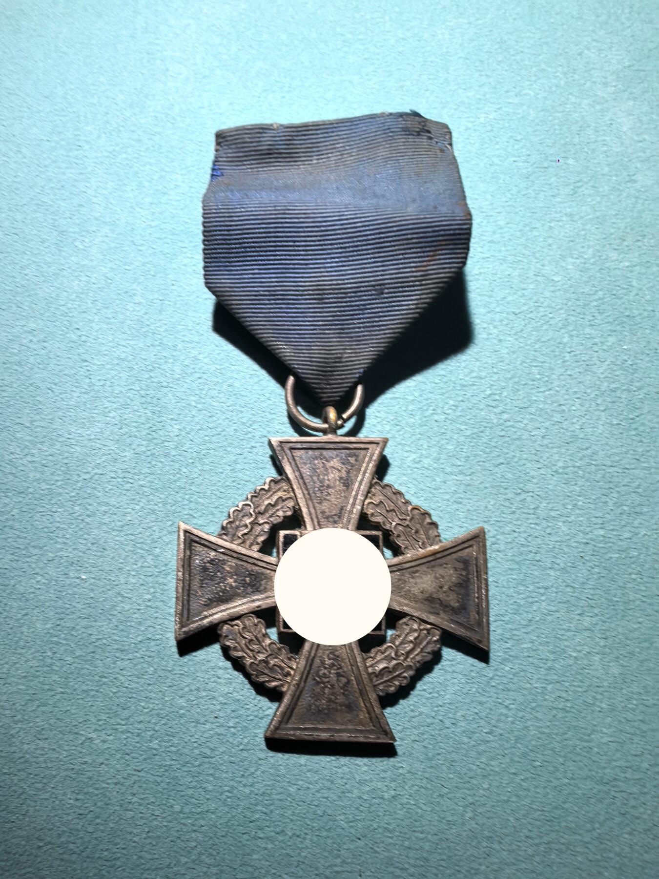 盛世勋华——号角文化勋章邮票专场拍卖第299期 德国（1939）银级忠诚服务奖章（25年）