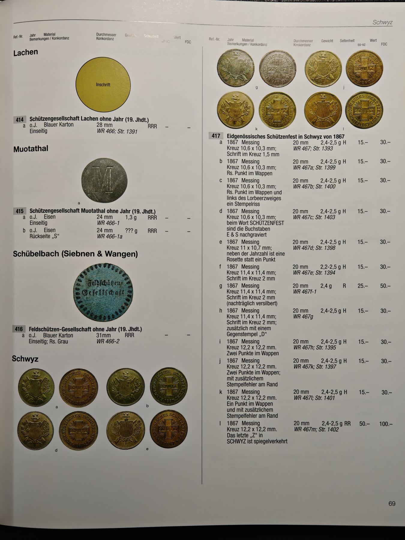 【德藏】世界币章拍卖第162期（拍品征集中~欢迎藏友联系） 98新 瑞士射击节代用币目录 硬壳精装 全彩铜板纸印刷 大开本 全书约120页