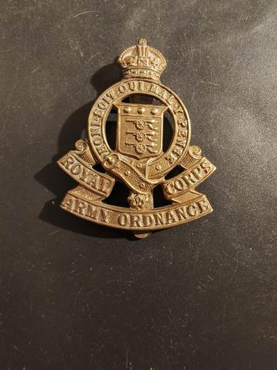 老王徽章第177期 - 英国皇家军械署帽徽   一战时期