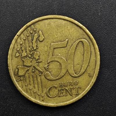 【淘币小摊】实时拍第八百四十九拍   散币银币场   满百包邮可预留二周 每周一统一发货   - 意大利2002年50欧分