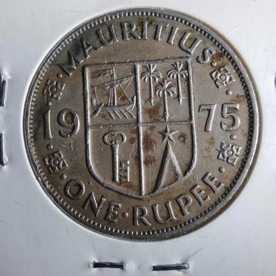 沼泽如烟--第964场 - 毛里求斯1975年1卢比