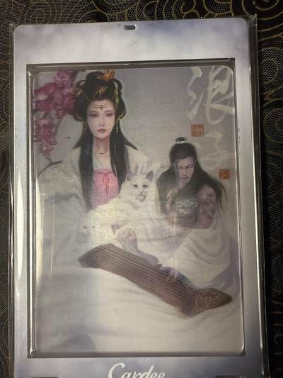 阳大大卡牌拍卖第94期（持续收拍品，周六晚上九点截拍，进群福利早知道） - 阿毛玩卡 寻梦江湖 浪子燕青和李师师 3D光栅卡 带卡帝专属配色卡砖