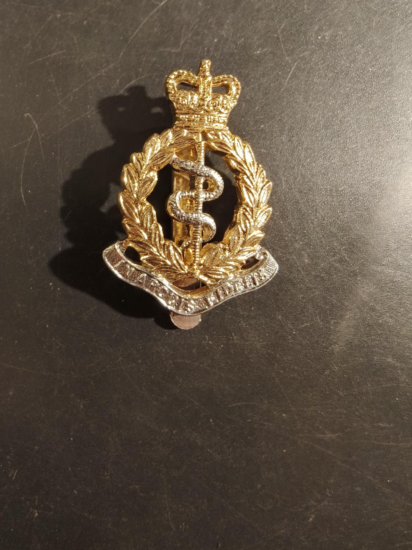 老王徽章第177期 英国皇家军医帽徽    女王时期