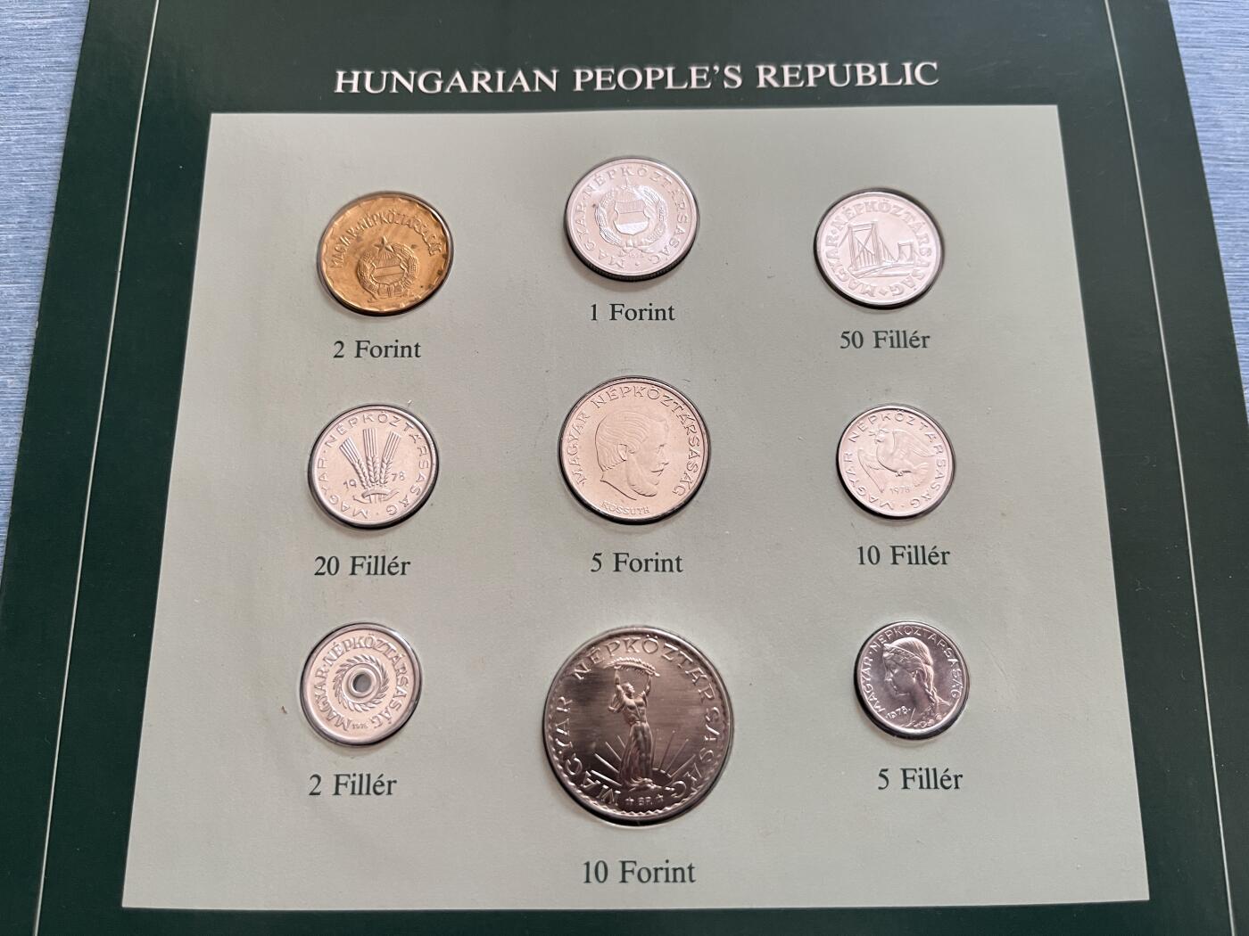 咖啡豆•收藏 2025年Jan_22th世界各国富兰克林套币拍卖 匈牙利/巴西-世界各国UNC硬币套币富兰克林包装