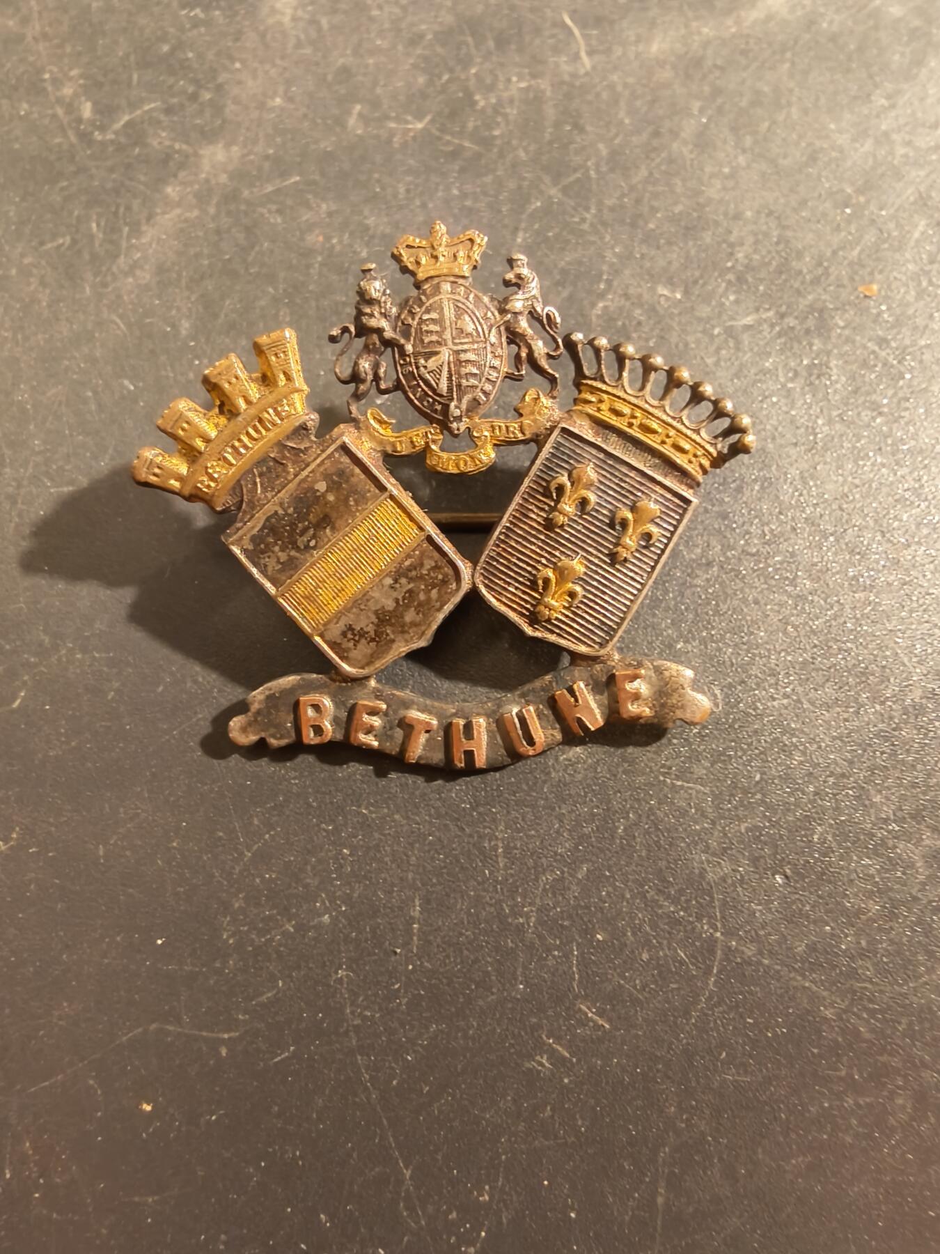 老王徽章第177期 英国一战远征军贝蒂纳战役证章