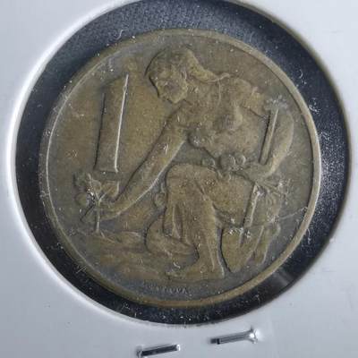 沼泽如烟--第964场 - 捷克斯洛伐克1962年1克朗