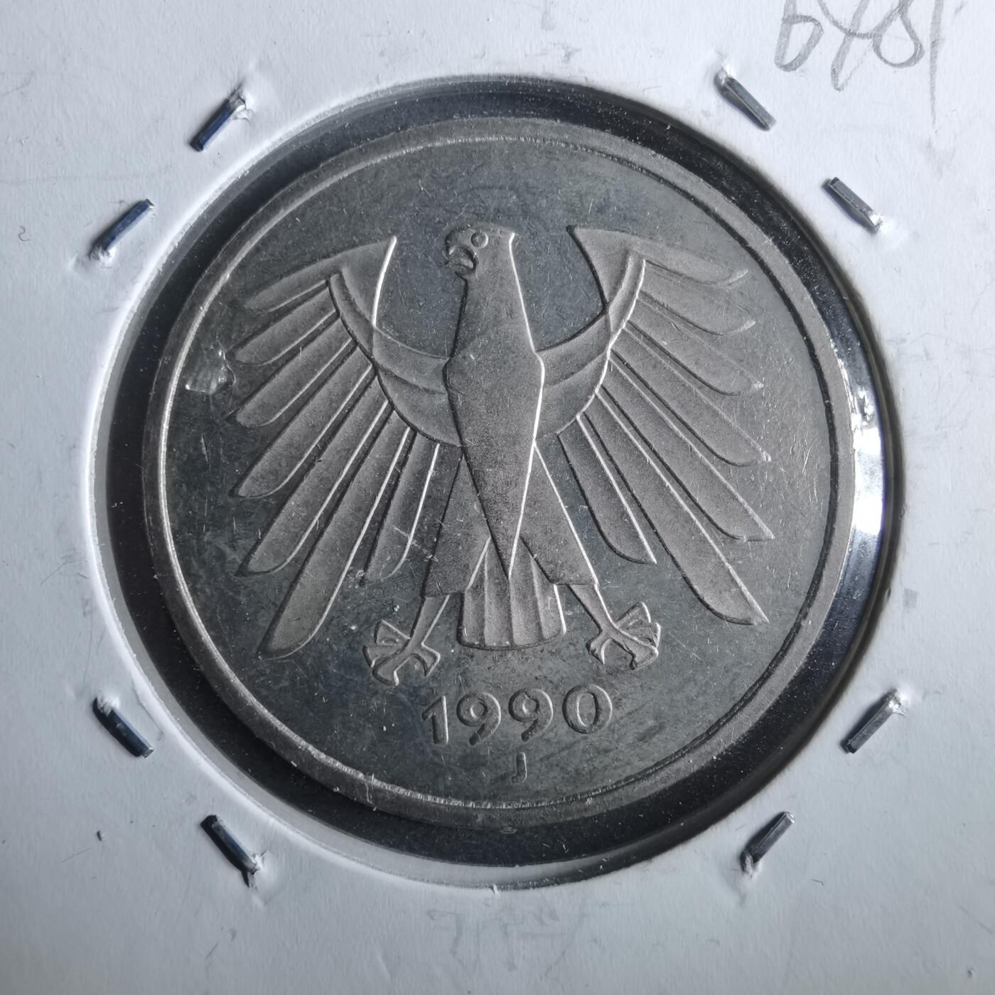 沼泽如烟--第964场 德国1990年5马克