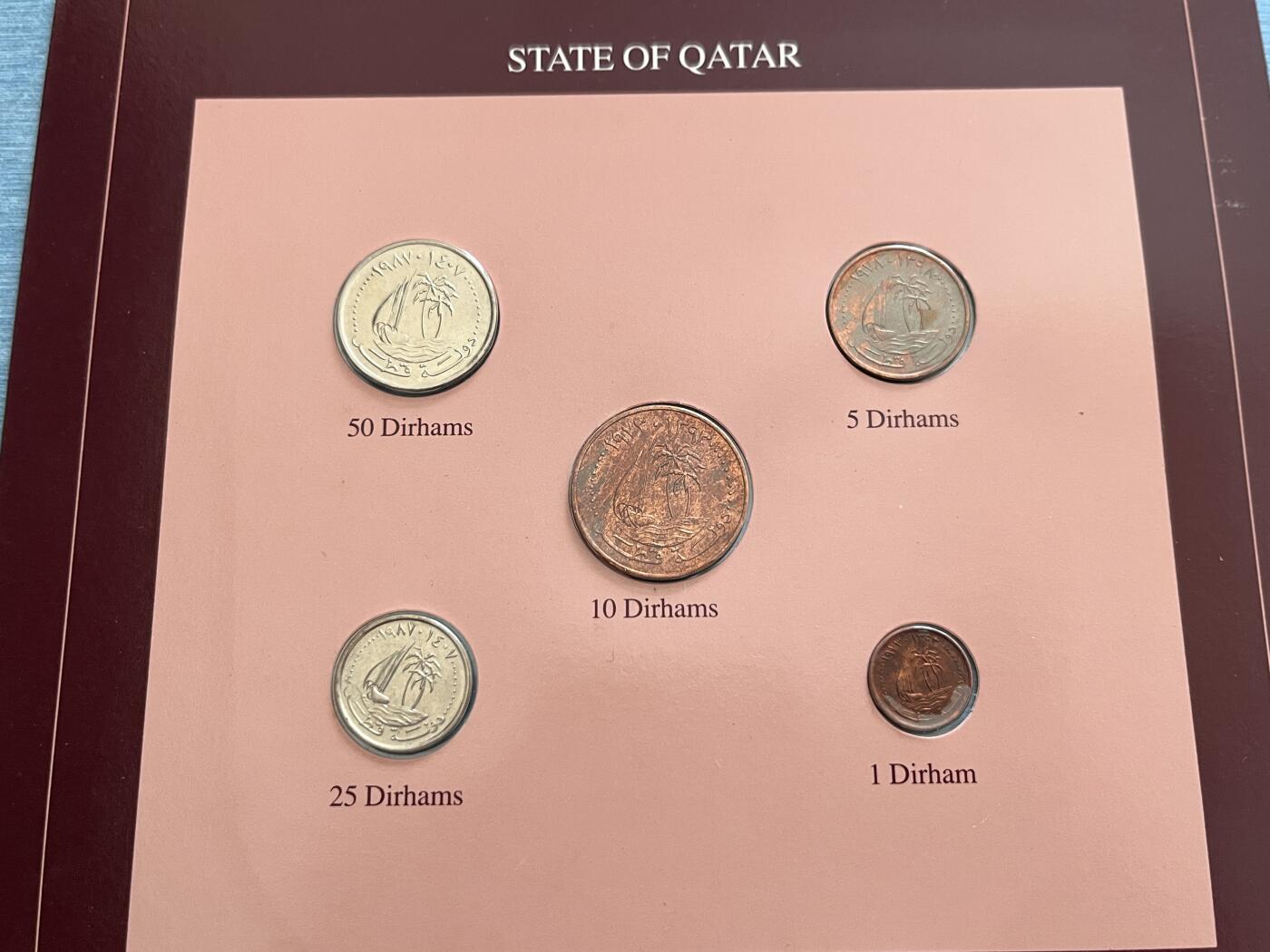 咖啡豆•收藏 2025年Jan_22th世界各国富兰克林套币拍卖 也门/卡塔尔-世界各国UNC硬币套币富兰克林包装