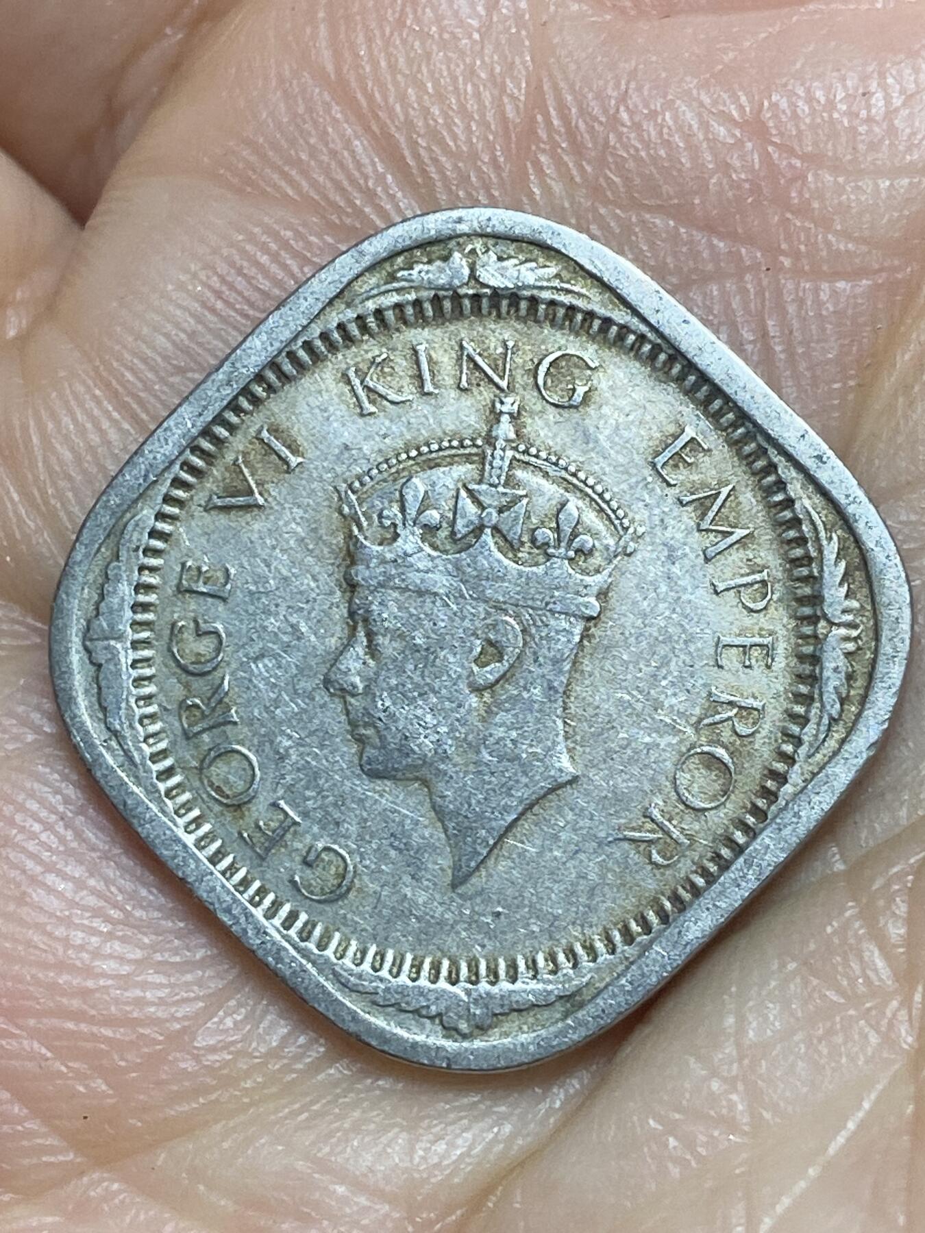 2026年第九场(总第一百七十八场）外国好品散币场(免佣金) 英属印度1939年2安娜(乔治六世第二版头像，首发年)