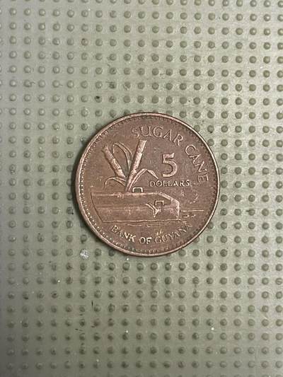 2026年第13场各国散币拍卖（总第163场） - 圭亚那1996年5元