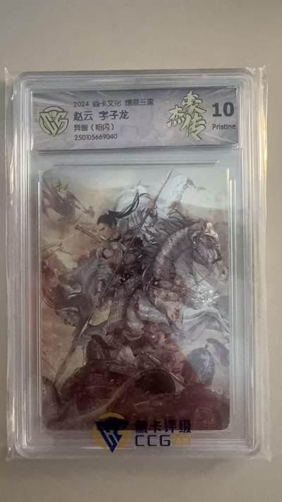 寸草不生拍卖第十八期  - 焱卡文化 原三国赵云 字子龙异画(粗闪) 10p