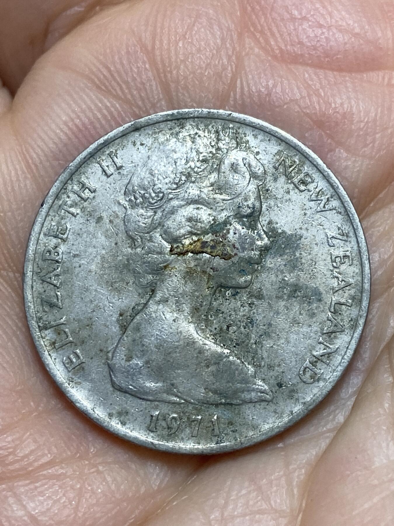 2026年第九场(总第一百七十八场）外国好品散币场(免佣金) 新西兰🇳🇿1971年10分(伊丽莎白二世中年花冠第二版)