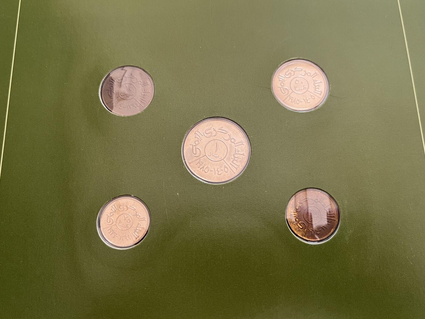 咖啡豆•收藏 2025年Jan_22th世界各国富兰克林套币拍卖 也门/卡塔尔-世界各国UNC硬币套币富兰克林包装