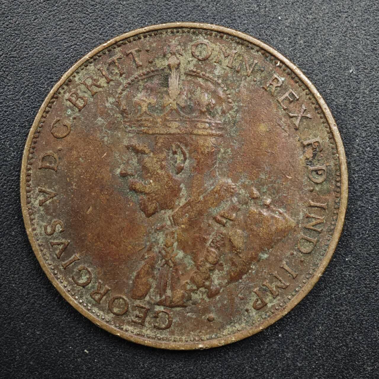 【淘币小摊】实时拍第八百四十九拍   散币银币场   满百包邮可预留二周 每周一统一发货   澳大利亚1933年乔治五世1便士铜币