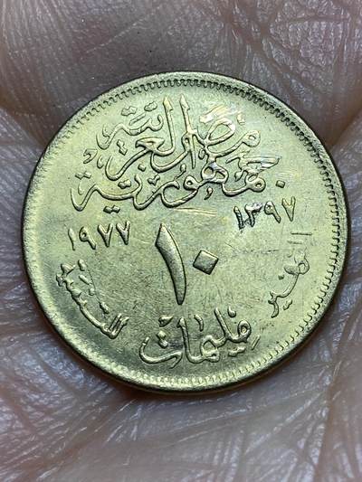 2026年第九场(总第一百七十八场）外国好品散币场(免佣金) - 埃及🇪🇬1977年10米利姆(FAO纪念币)