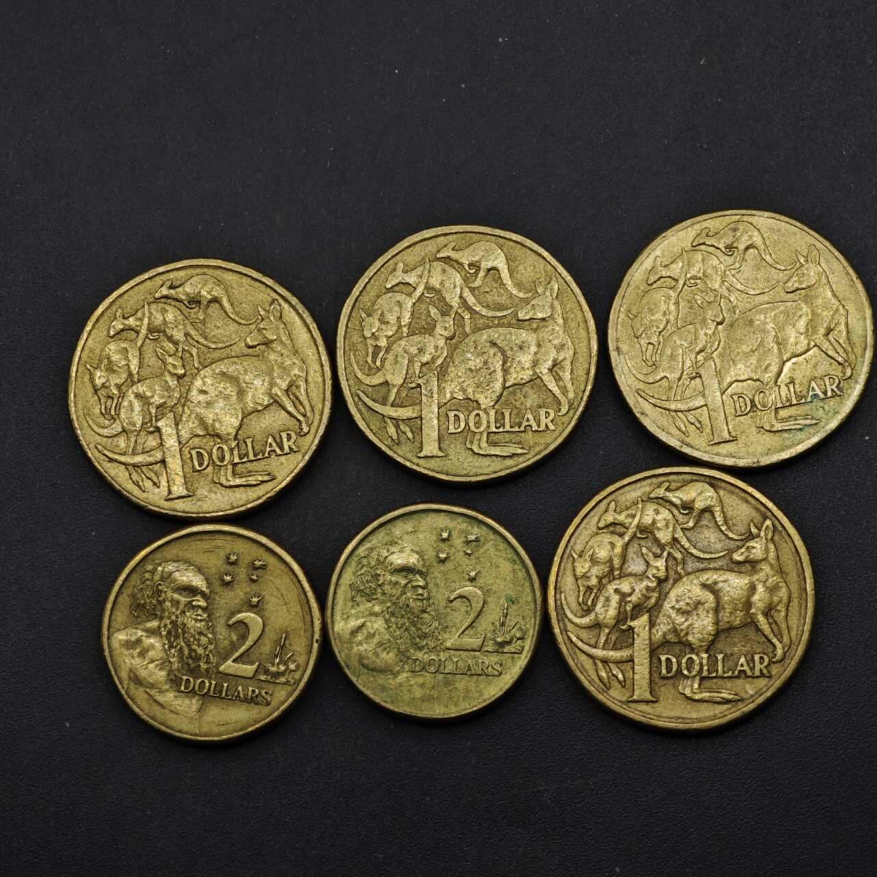 【淘币小摊】实时拍第八百四十九拍   散币银币场   满百包邮可预留二周 每周一统一发货   澳大利亚1-2澳元6枚