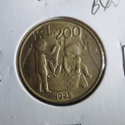 沼泽如烟--第964场 - 圣马力诺1995年200里拉