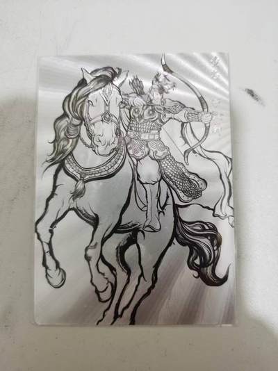 夜之极第三十八期 （1月17日周六晚9点截拍，欢迎竞拍） - 【亲签】卡德曼 张建东水浒 黄忠 66/99 线粗