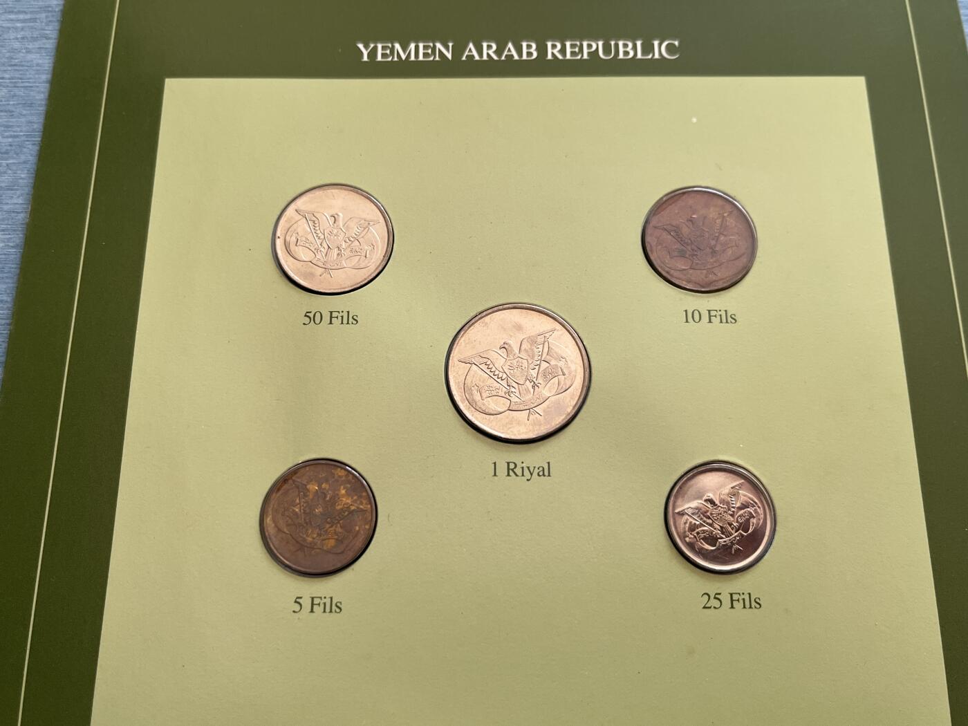 咖啡豆•收藏 2025年Jan_22th世界各国富兰克林套币拍卖 也门/卡塔尔-世界各国UNC硬币套币富兰克林包装