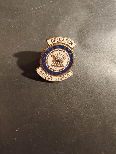 老王徽章第177期 - 美国海军沙漠风暴行动徽章