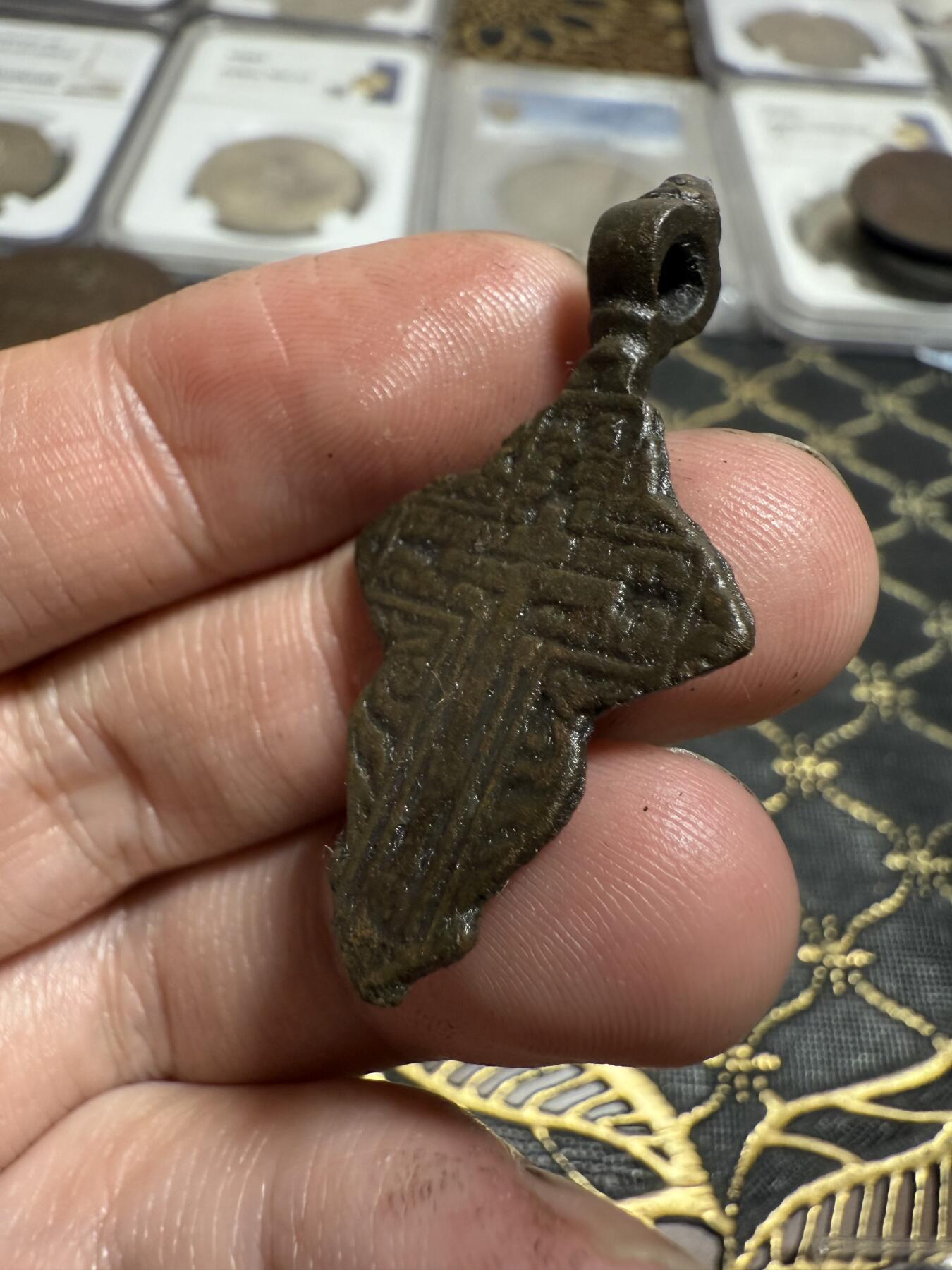 南宋泉阁俄币 外币 国币 专场第二十一期 【送拍无额外佣金】 沙俄 东正教铜十字架 大个头 通货好品