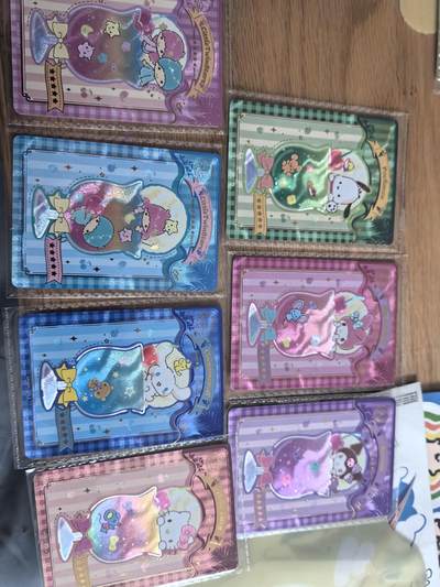 寸草不生拍卖第十八期  - 卡游三丽鸥家族臻梦典藏幻梦旅程7张酒杯卡，张张原膜拍下送50张卡游正版卡