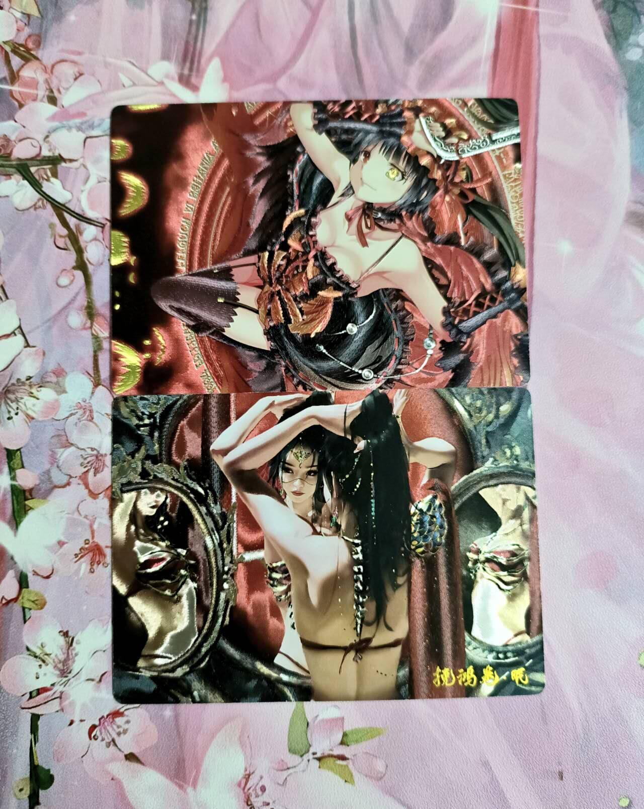 满200包邮！！龙虎卡牌-七二场（满200元包邮，无佣金，每周六结拍，欢迎送拍） 粗闪2张 奇点 狂三&眠