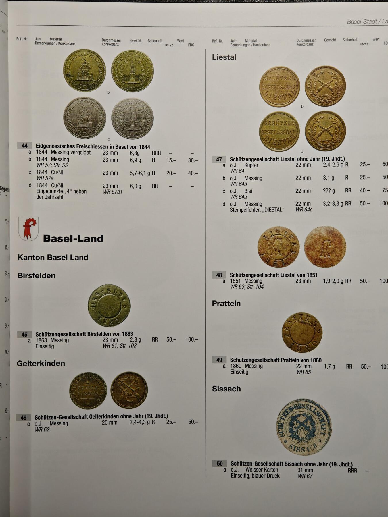 【德藏】世界币章拍卖第162期（拍品征集中~欢迎藏友联系） 98新 瑞士射击节代用币目录 硬壳精装 全彩铜板纸印刷 大开本 全书约120页