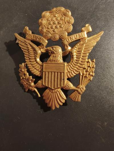 老王徽章第177期 - 美国陆军大檐帽帽徽