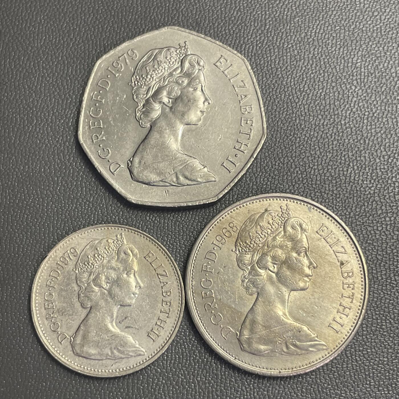 回流0120 英国新便士3枚