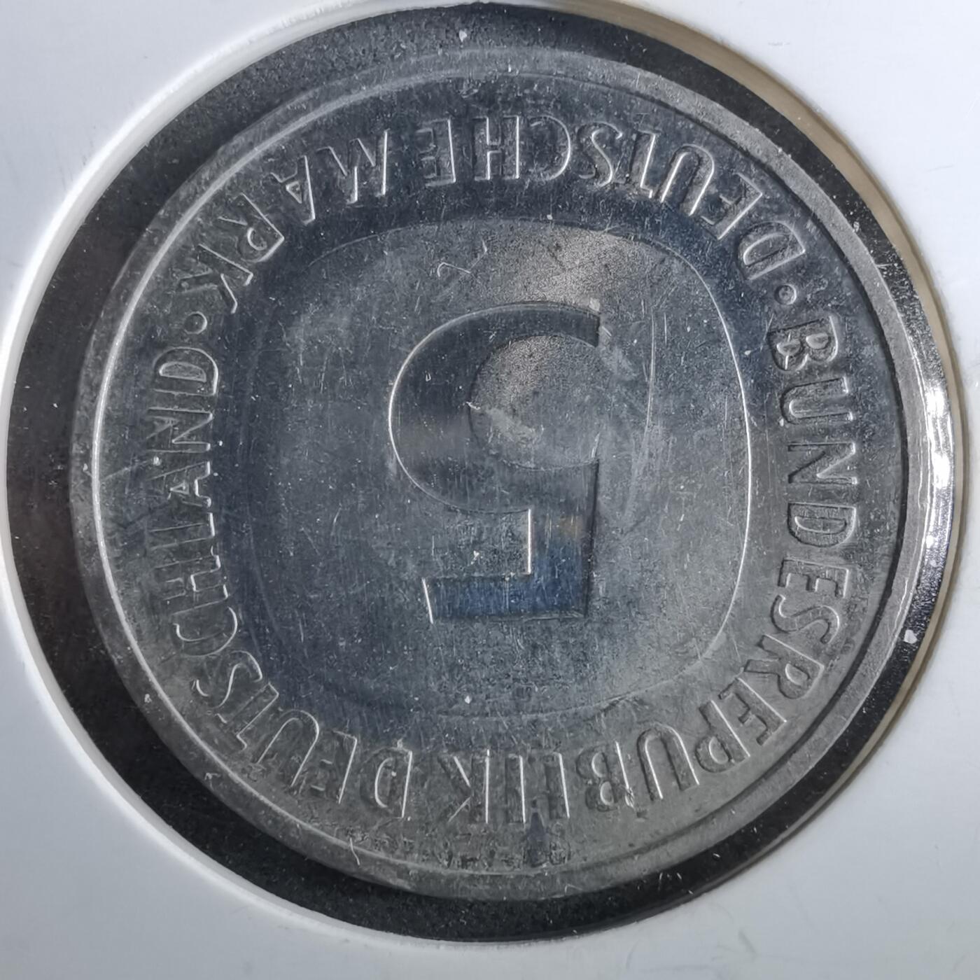 沼泽如烟--第964场 德国1991年5马克