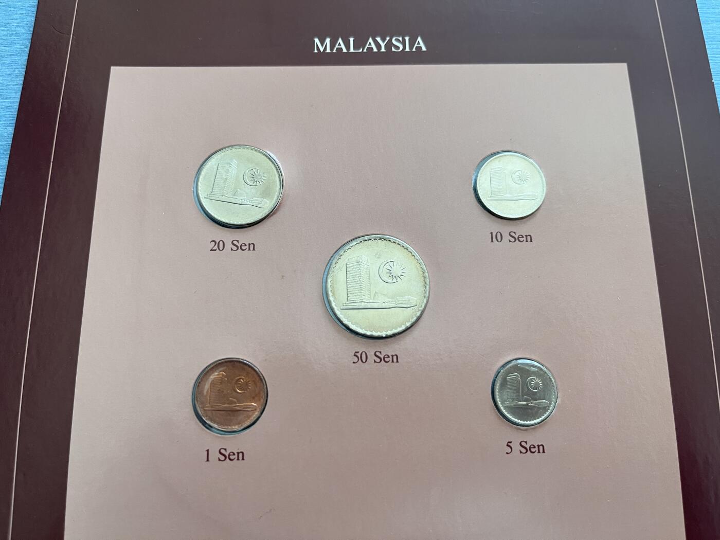 咖啡豆•收藏 2025年Jan_22th世界各国富兰克林套币拍卖 埃塞俄比亚/马来西亚-世界各国UNC硬币套币富兰克林包装