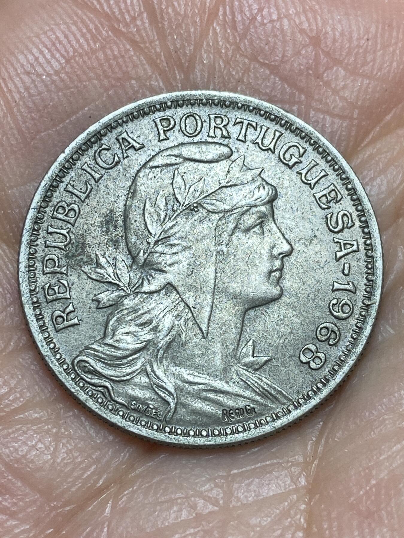 2026年第九场(总第一百七十八场）外国好品散币场(免佣金) 葡萄牙🇵🇹1968年50分(共和国第四套)