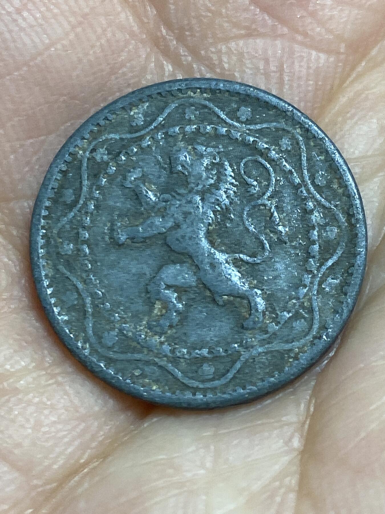 2026年第九场(总第一百七十八场）外国好品散币场(免佣金) 比利时🇧🇪1916年5分(一战德国占领时期)