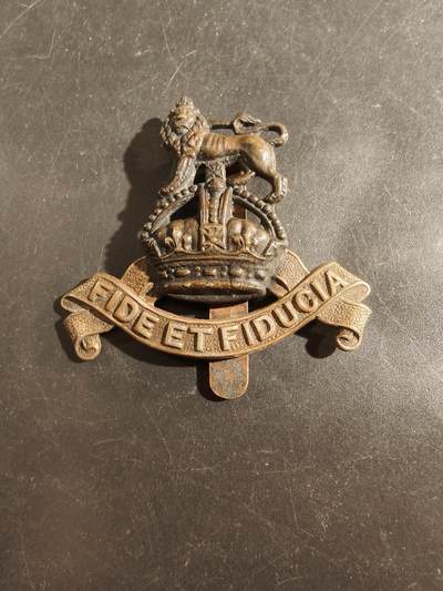 老王徽章第177期 - 英国皇家财务团帽徽    一战时期