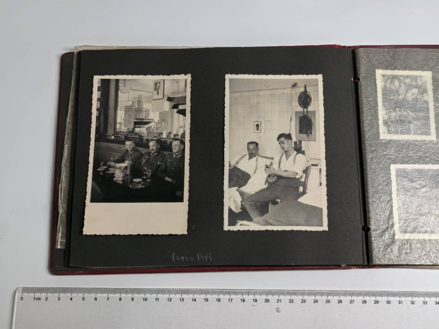 小驴勋章奖章收藏1月17日周六晚六点拍卖（珍爱和平，收藏战争，铭记历史，勿忘国耻，忠党爱国。有偿代拍，送拍规则在简介最后，参拍须阅读规则后再参拍，关系到运费包装发货时效真假辨别等关键信息，拍卖时不再发原图，看大图店主微信码在拍卖店铺介绍里） WWII德原品相册，里面共有70多张德军老照片，还有一份战地电报，内含西线东线作战照片