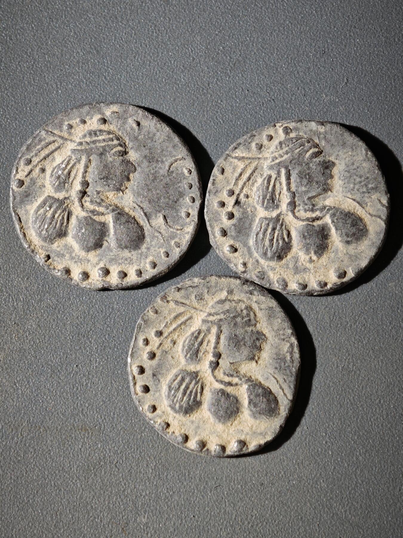 108期新疆红钱粟特钱币丝路钱币专场 C4铅制丝路币