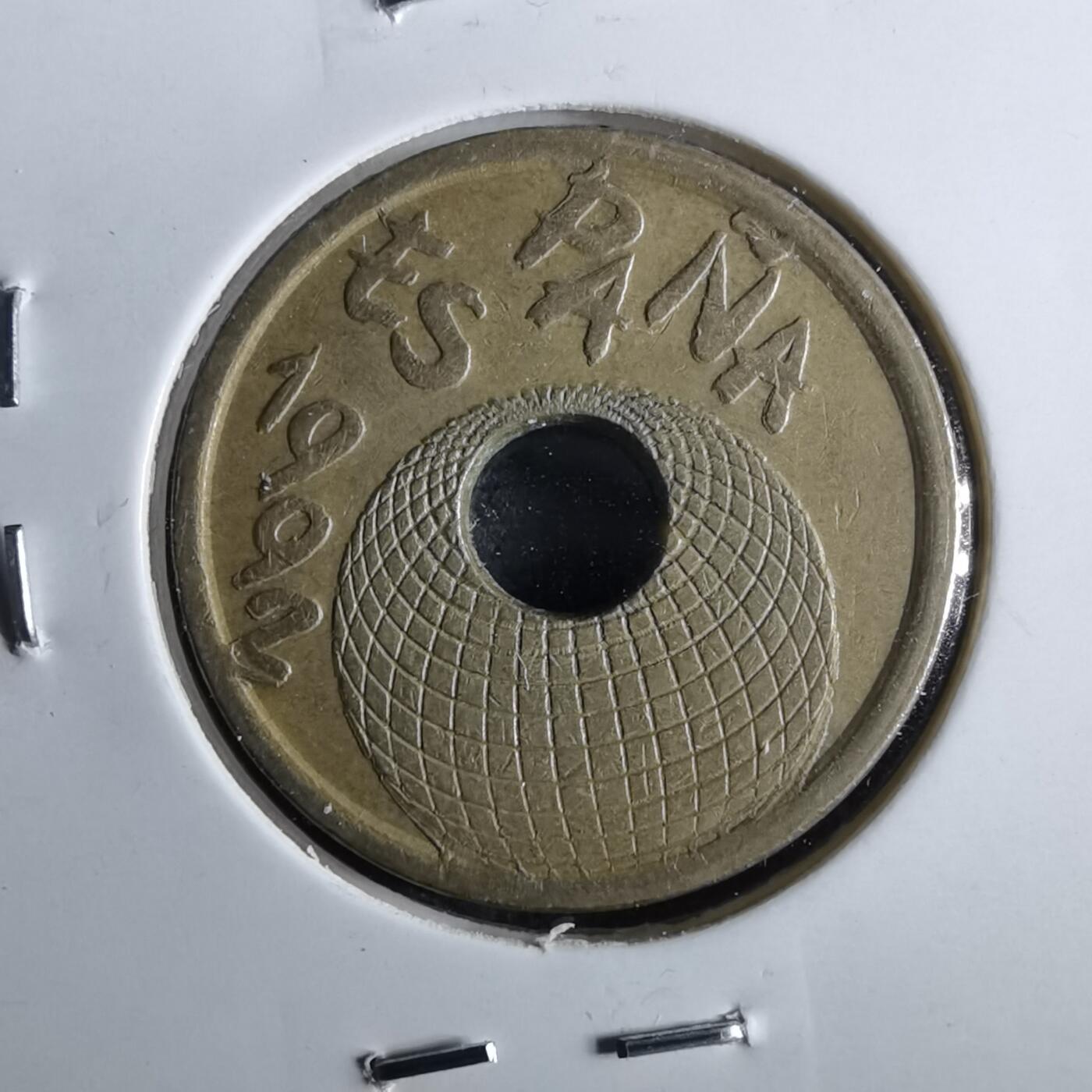 沼泽如烟--第964场 西班牙1992年25比塞塔纪念币