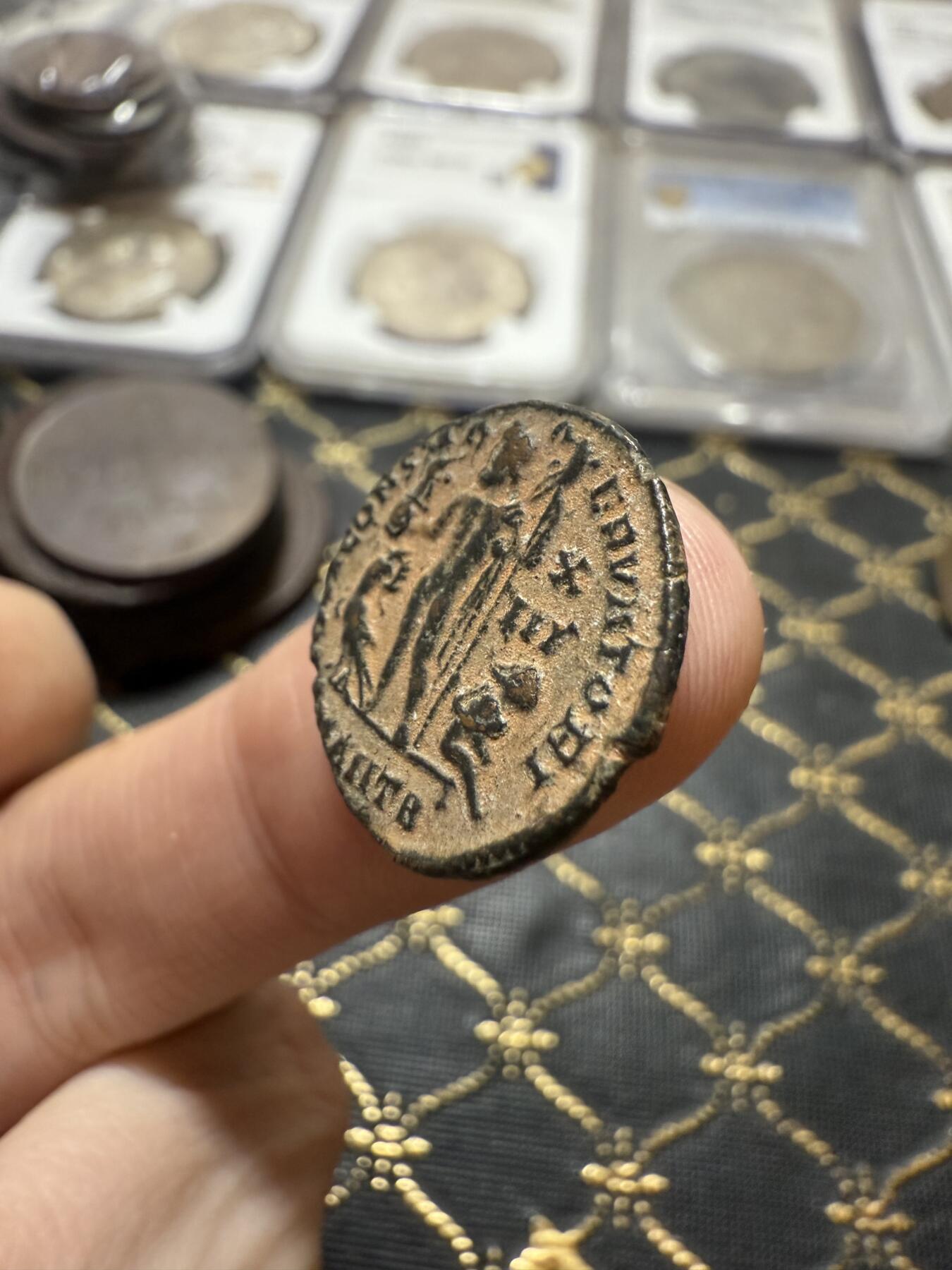 南宋泉阁俄币 外币 国币 专场第二十一期 【送拍无额外佣金】 古罗马 公元308-324年 利希尼乌斯(李锡尼)大个铜币 好品 打制清晰