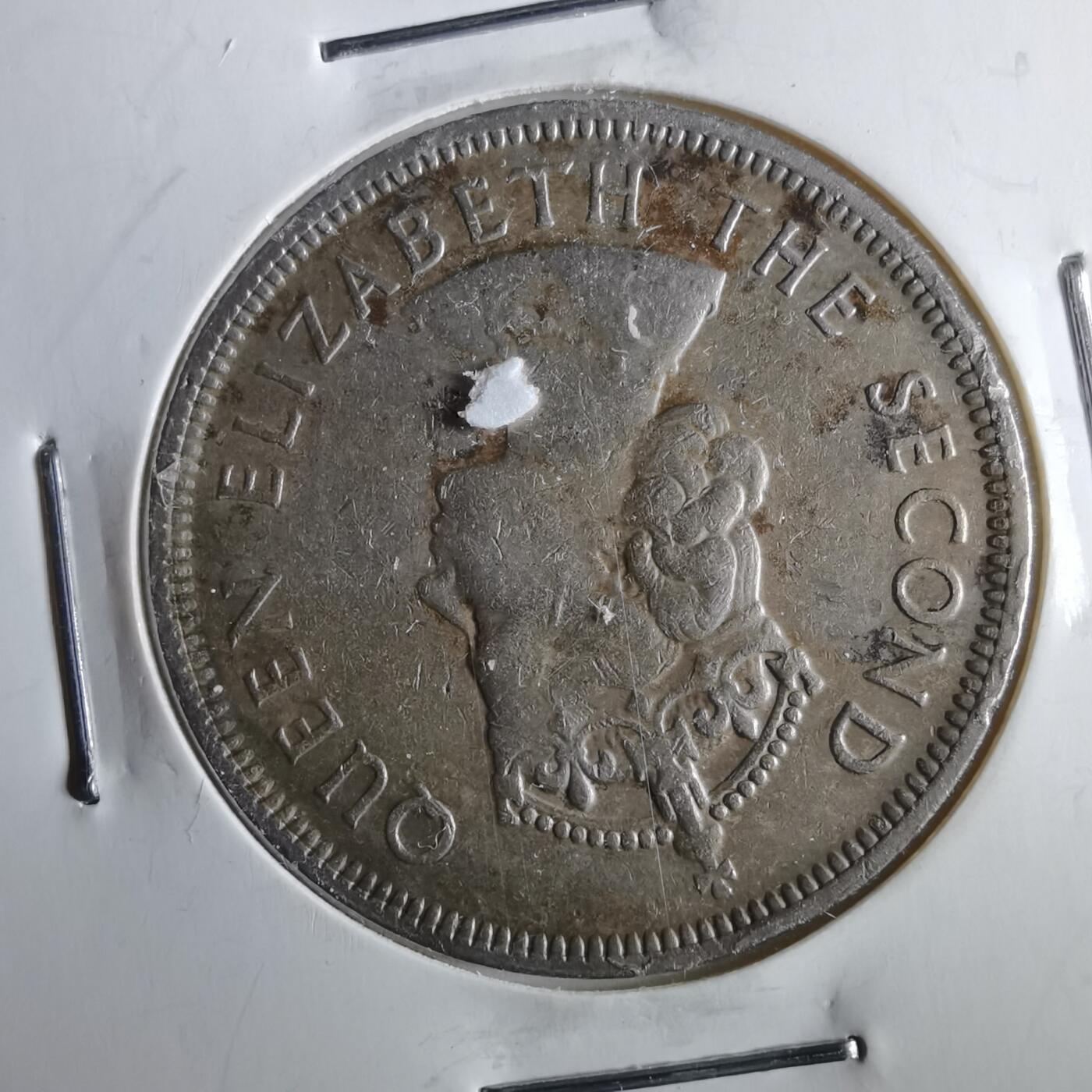 沼泽如烟--第964场 毛里求斯1975年1卢比