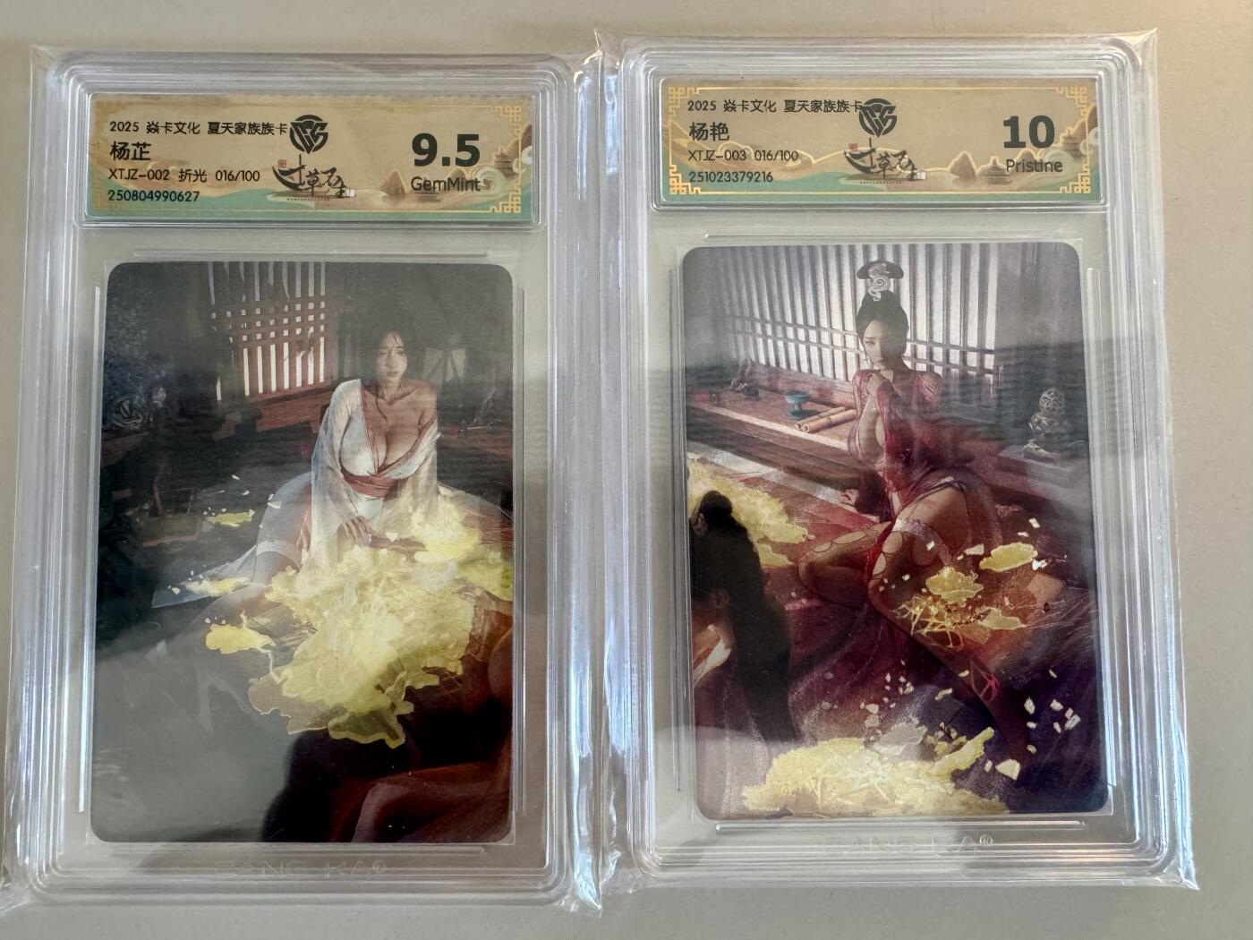 寸草不生拍卖第十八期  焱卡文化 夏天家族族卡 刷子老师 杨芷 杨艳 016 同编