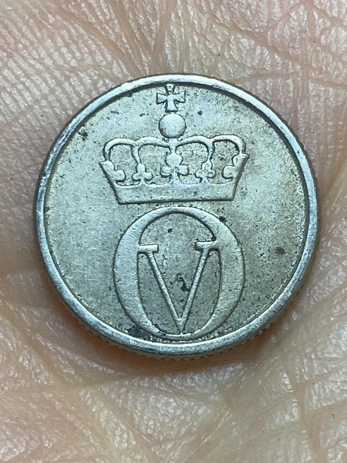 2026年第九场(总第一百七十八场）外国好品散币场(免佣金) 挪威🇳🇴1959年10欧尔(奥拉夫五世第一套第二版，首发年)