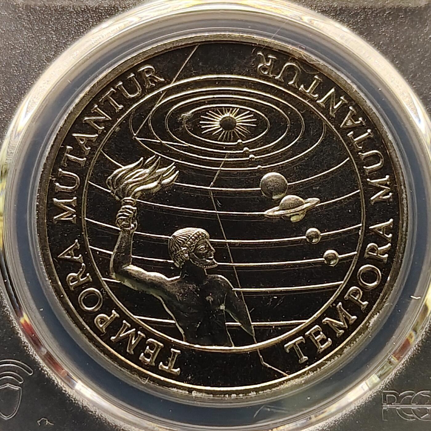 【全场包邮】纯粹捡漏拍495场-持续更新中 【收藏级·冠军分】基里巴斯/萨摩亚2000年1元+萨摩亚2000年1元千禧年精制纪念币2枚-日界线镶嵌版异形币-PCGS MS66