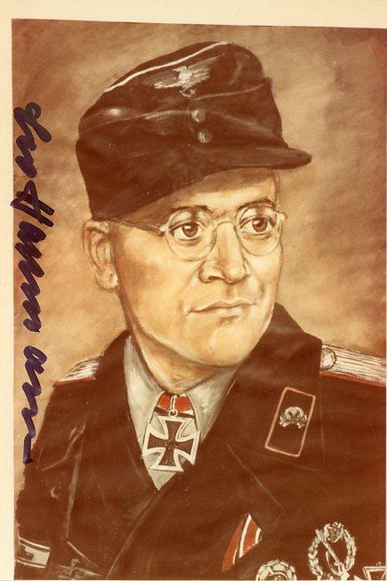 小驴勋章奖章收藏1月17日周六晚六点拍卖（珍爱和平，收藏战争，铭记历史，勿忘国耻，忠党爱国。有偿代拍，送拍规则在简介最后，参拍须阅读规则后再参拍，关系到运费包装发货时效真假辨别等关键信息，拍卖时不再发原图，看大图店主微信码在拍卖店铺介绍里） 装甲王牌Leo Hartmann战后正反双面亲签